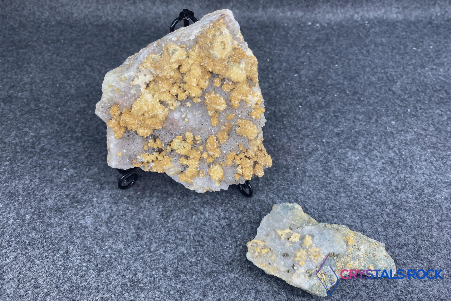 Red hematitie/pyrite/quartz/calcite