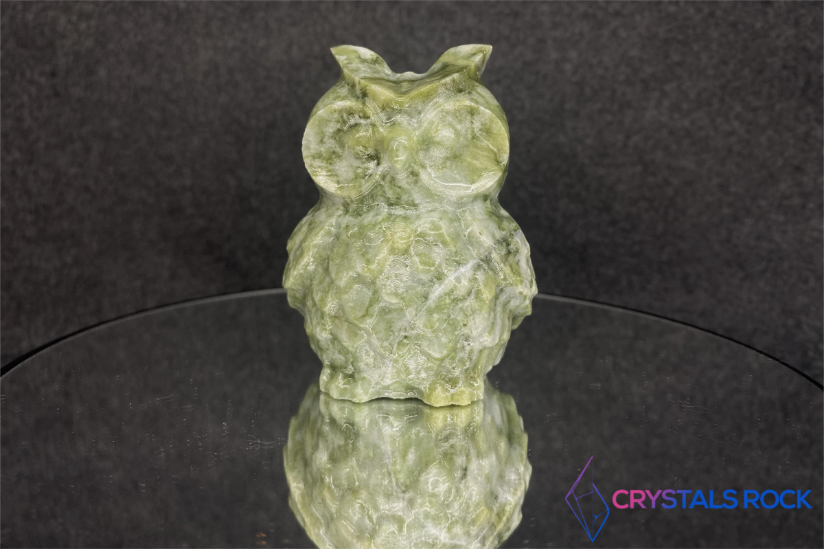 an Owl Lantian Jade